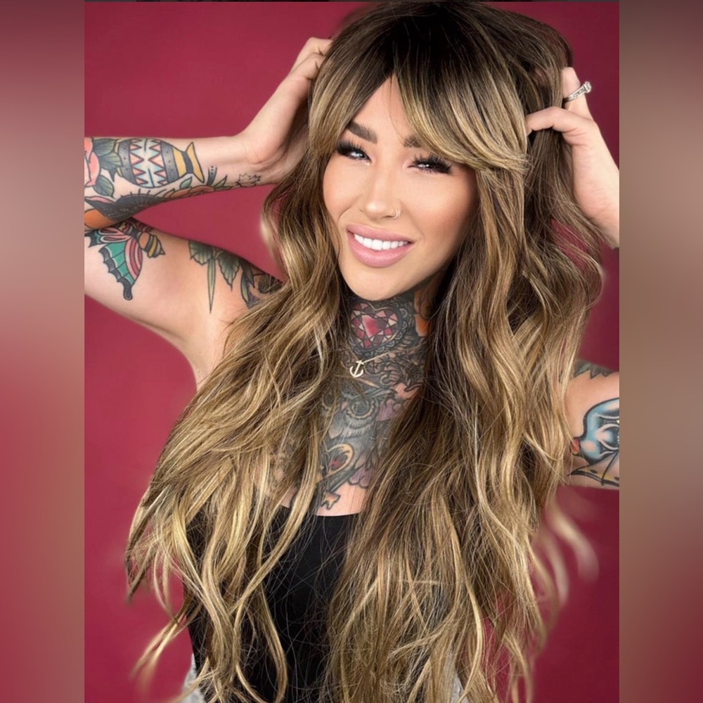 Luxurious Blonde Wavy Wig by Rebel Gypsy